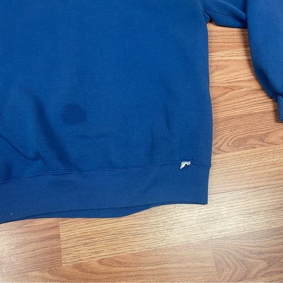 Vintage Russell Athletic Men’s Crewneck Sweatshirt XL Made In USA Blue 90’s Pull - Picture 3 of 5